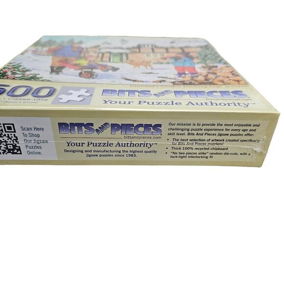 💎218 Bits And Pieces Grandad's Garden Fetching Logs 500 Piece Jigsaw Puzzle - Picture 4 of 5